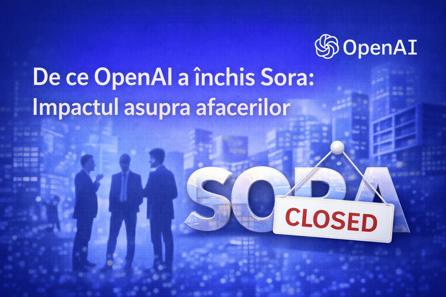 De ce OpenAI a închis Sora: Impactul asupra afacerilor
