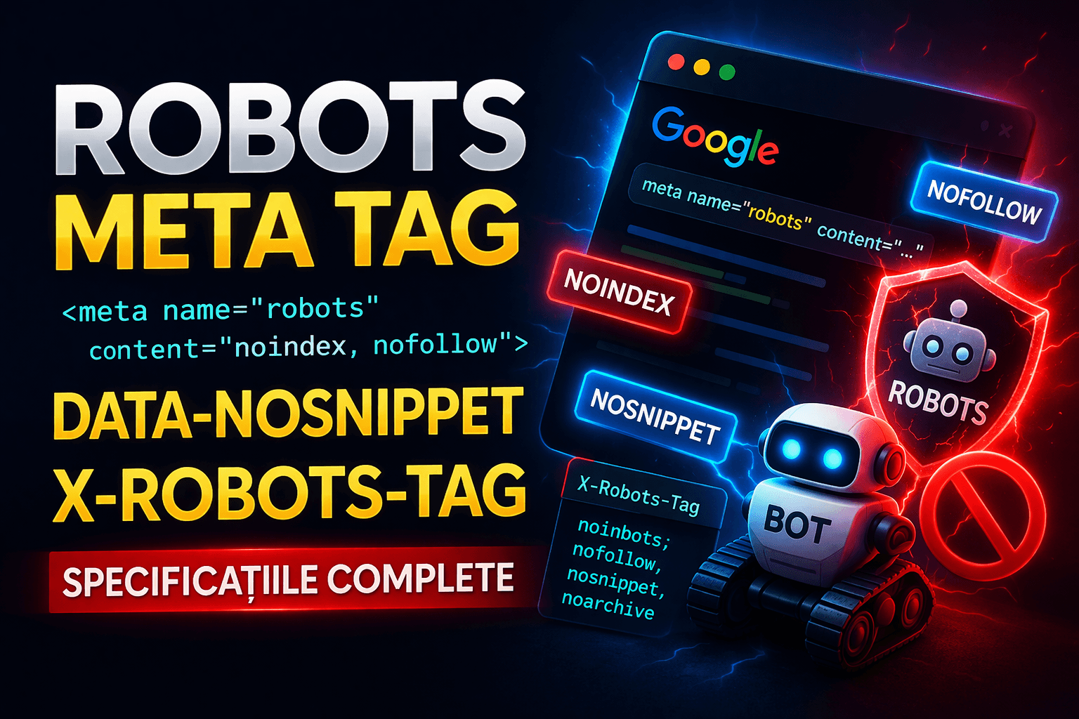Robots meta tag, data-nosnippet, and X-Robots-Tag specifications